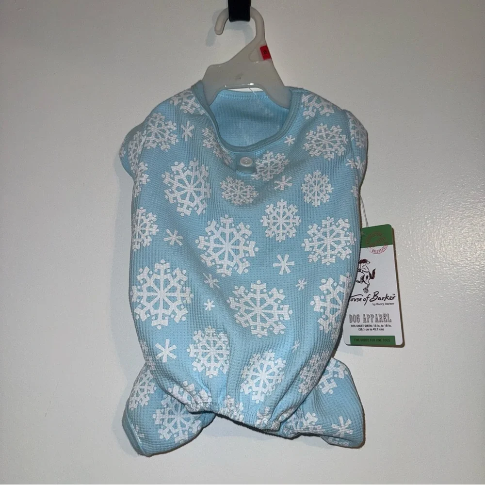 🆕 House of Barker Snowflake Dog Outfit Size Small